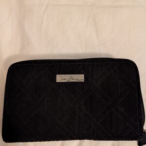 Vera Bradley Black Quilted Wallet